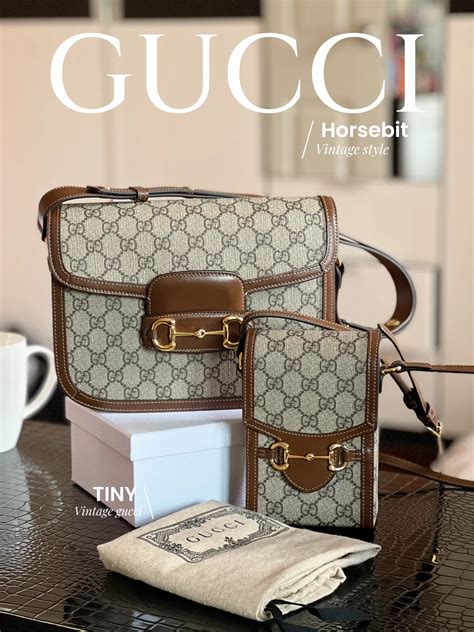 gucci 1955 horsebit bag review.